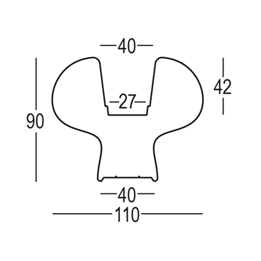 Viadurini in the Garden Lichtmöbel-Outdoor-Leuchtvase aus Polyethylen mit LED-Licht Made in Italy - Boba