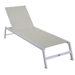 Viadurini in the Garden Sonnenliegen-Outdoor-Liege aus Aluminium mit verschiedenen Oberflächen - Sheet