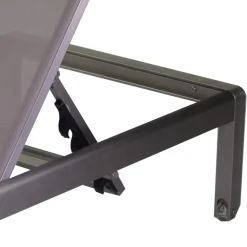 Viadurini in the Garden Sonnenliegen-Outdoor-Liege aus eloxiertem Aluminium und Textilene - Block