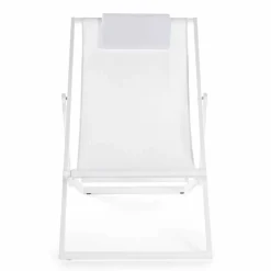 Viadurini in the Garden Sonnenliegen-Outdoor-Liegestuhl aus Aluminium mit Sitz aus Textilene, 4 Stück - Kailua