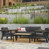 Viadurini in the Garden Garten Lounge Set-Outdoor-Lounge aus Aluminium mit Details aus brasilianischem Teakholz - Tagebuch