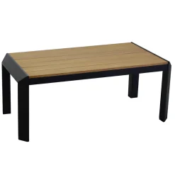 Viadurini in the Garden Garten Lounge Set-Outdoor-Lounge aus Aluminium mit Details aus brasilianischem Teakholz - Tagebuch