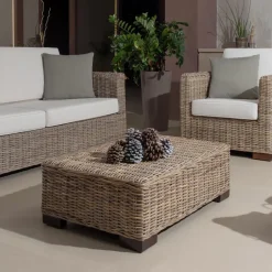 Viadurini in the Garden Garten Lounge Set-Outdoor-Lounge in grauem Kubù mit Kissen inklusive – Cerys