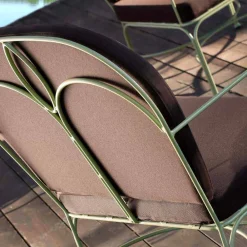 Viadurini in the Garden Garten Lounge Set-Outdoor-Lounge mit handgefertigter Eisenstruktur Made in Italy - Melinda