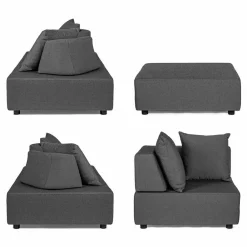 Viadurini in the Garden Garten Lounge Set-Outdoor-Lounge mit modernem Design in Homemotion-Stoff - Benito