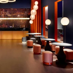 SLIDE Sitzsäcke|Sitzsäcke-Outdoorpouf, aus Polyethylen und Stoff oder Leder-Mara