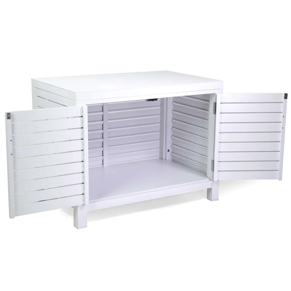 Viadurini in the Garden Gartenideen-Outdoor-Schrank aus Aluminium mit verschiedenen Oberflächen - Kamera