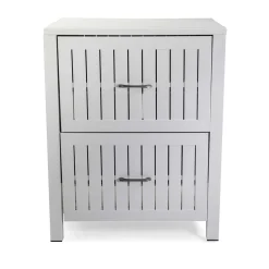 Viadurini in the Garden Gartenideen-Outdoor-Schrank aus Aluminium mit 2 Schubladen in verschiedenen Ausführungen - Hotel