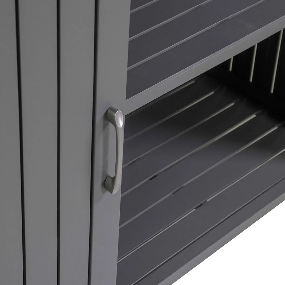 Viadurini in the Garden Gartenideen-Outdoor-Schrank aus Aluminium mit 2 Türen in verschiedenen Ausführungen - Hotel