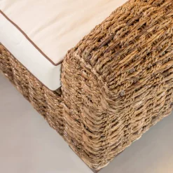 Viadurini in the Garden Sessel Rattan-Outdoor-Sessel aus Abaca mit Kissen inklusive - Lagertha