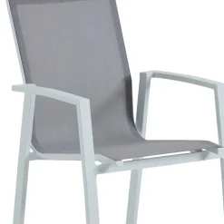 Viadurini in the Garden Metallsessel-Outdoor-Sessel aus Aluminium und Textilene - Karte