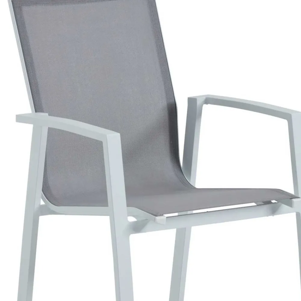 Viadurini in the Garden Metallsessel-Outdoor-Sessel aus Aluminium und Textilene - Karte