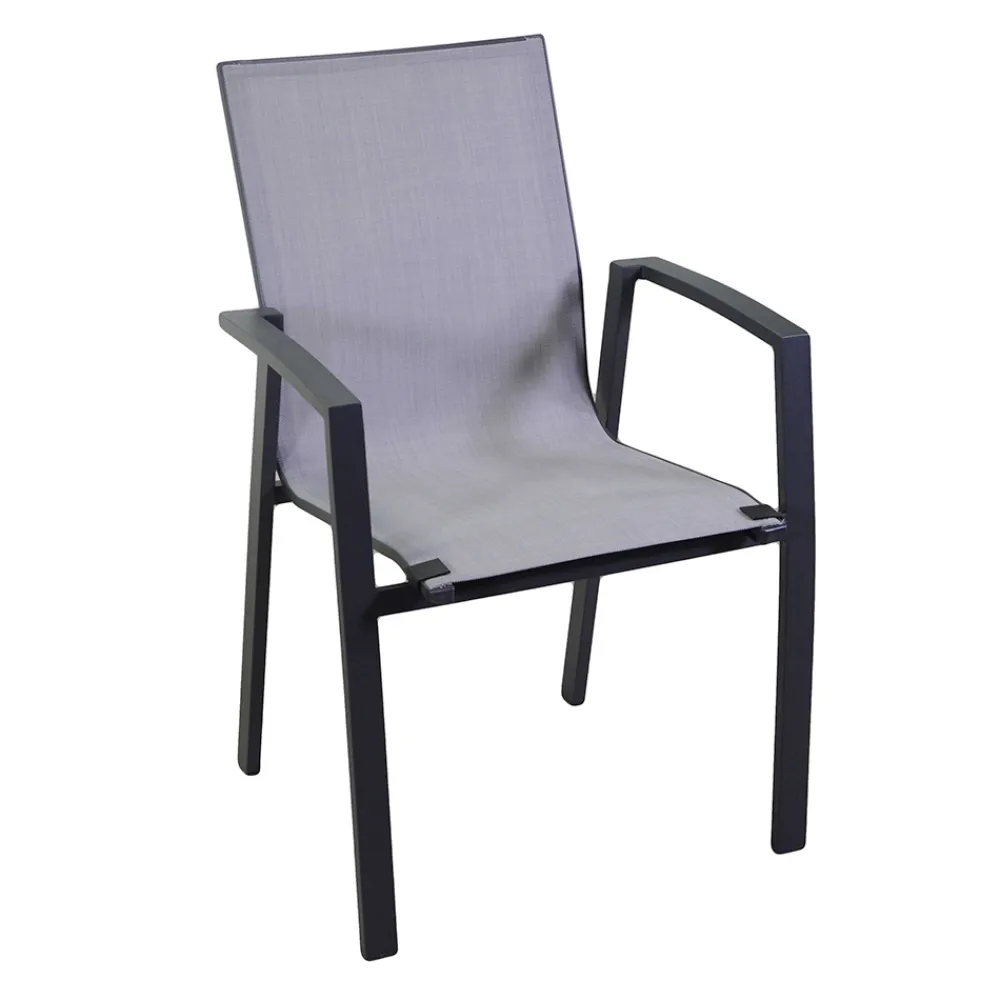 Viadurini in the Garden Metallsessel-Outdoor-Sessel aus Aluminium und Textilene - Karte