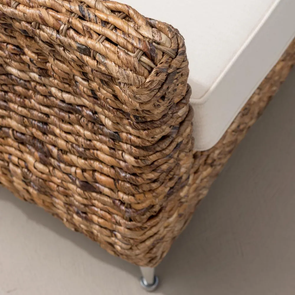 Viadurini in the Garden Sessel Rattan-Outdoor-Sessel aus Bananengeflecht mit Kissen - Legolas