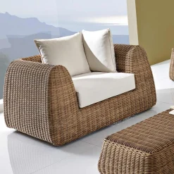Viadurini in the Garden Sessel Rattan-Outdoor-Sessel aus geflochtenem Polyrattan - Charlie