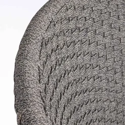 Viadurini in the Garden Holzsessel-Outdoor-Sessel aus Holz und Seil mit Kissen, Homemotion, 2 Stück - Oskana