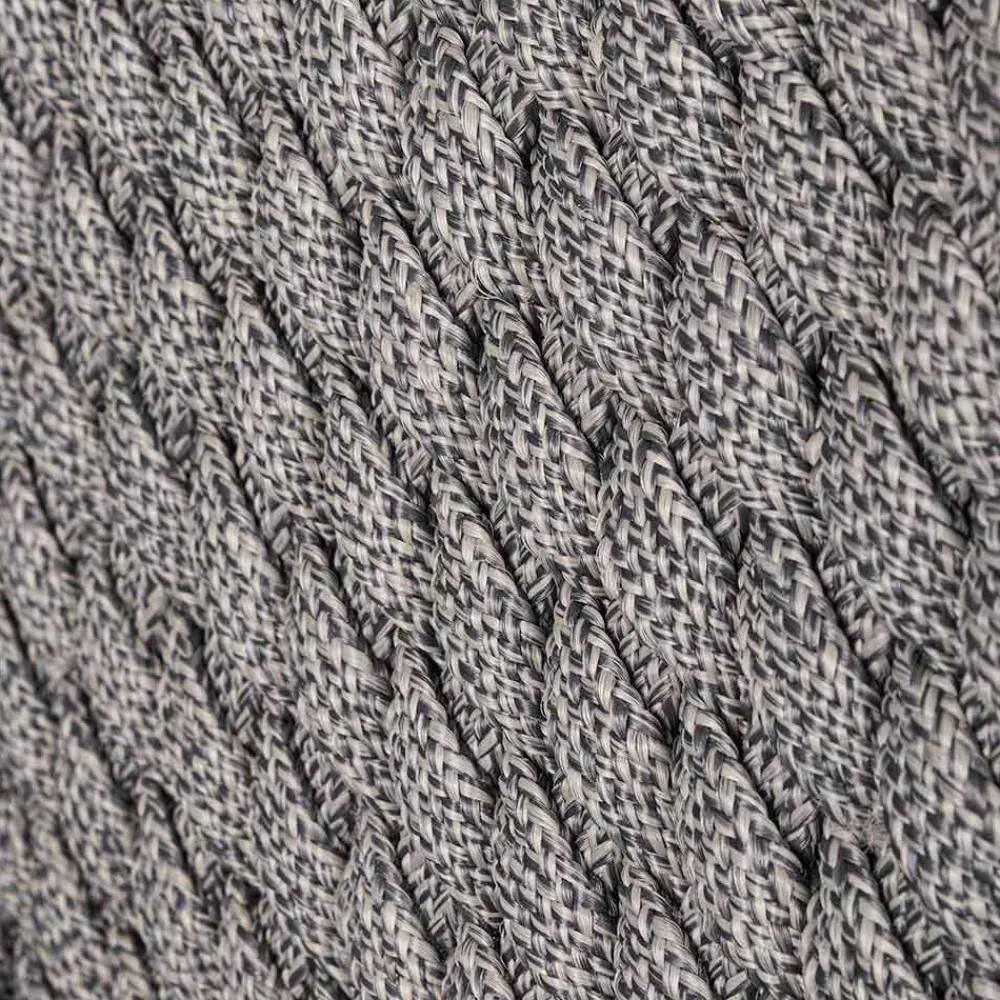 Viadurini in the Garden Holzsessel-Outdoor-Sessel aus Holz und Seil mit Kissen, Homemotion, 2 Stück - Oskana