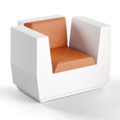 Viadurini in the Garden Sessel Kunststoff-Outdoor-Sessel aus Polyethylen mit Kissen Made in Italy - Chiabotto