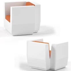 Viadurini in the Garden Sessel Kunststoff-Outdoor-Sessel aus Polyethylen mit Kissen Made in Italy - Chiabotto