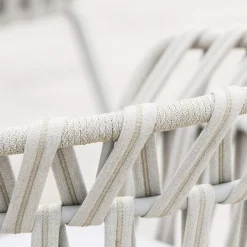 Varaschin Metallsessel-Outdoor-Sessel aus Seil, Stoff und Aluminium - Emma Cross von