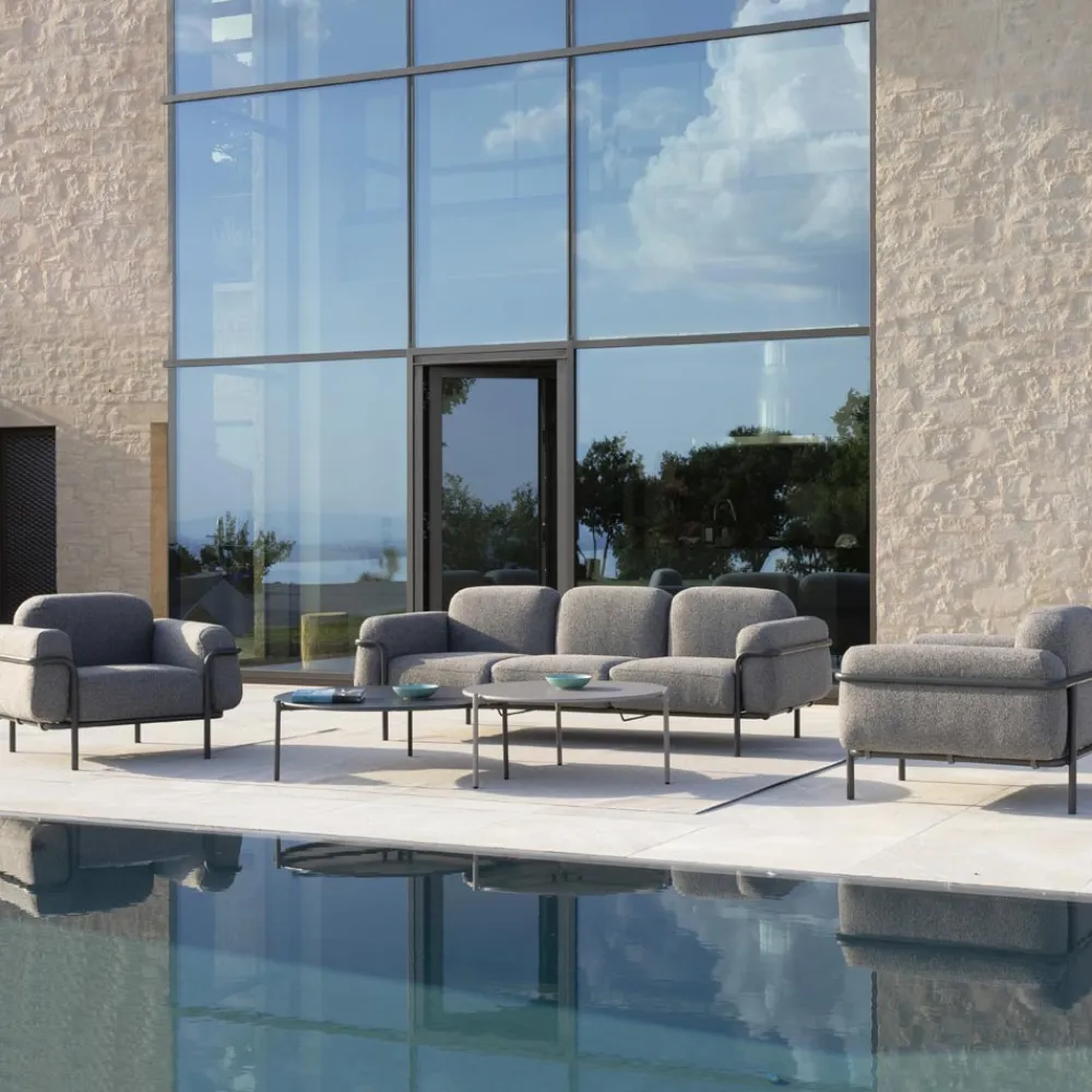 Viadurini in the Garden Metallsessel-Outdoor-Sessel aus Stahl und Polypropylen Made in Italy - Astrid