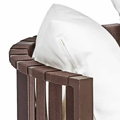 Viadurini in the Garden Metallsessel-Outdoor-Sessel in Aluminium und Luxus Design Seile 3 Oberflächen - Julie