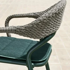 Varaschin Metallsessel-Outdoor-Sessel mit Sitzkissen Made in Italy - Noss by