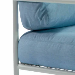 Viadurini in the Garden Metallsessel-Outdoor-Sessel mit Stoff- und Metallarmlehnen Made in Italy - Cola