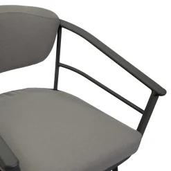 Viadurini in the Garden Metallsessel-Outdoor-Sessel mit taubengrauem Aluminiumgestell - Righello