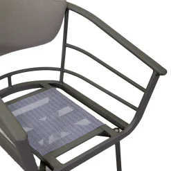 Viadurini in the Garden Metallsessel-Outdoor-Sessel mit taubengrauem Aluminiumgestell - Righello