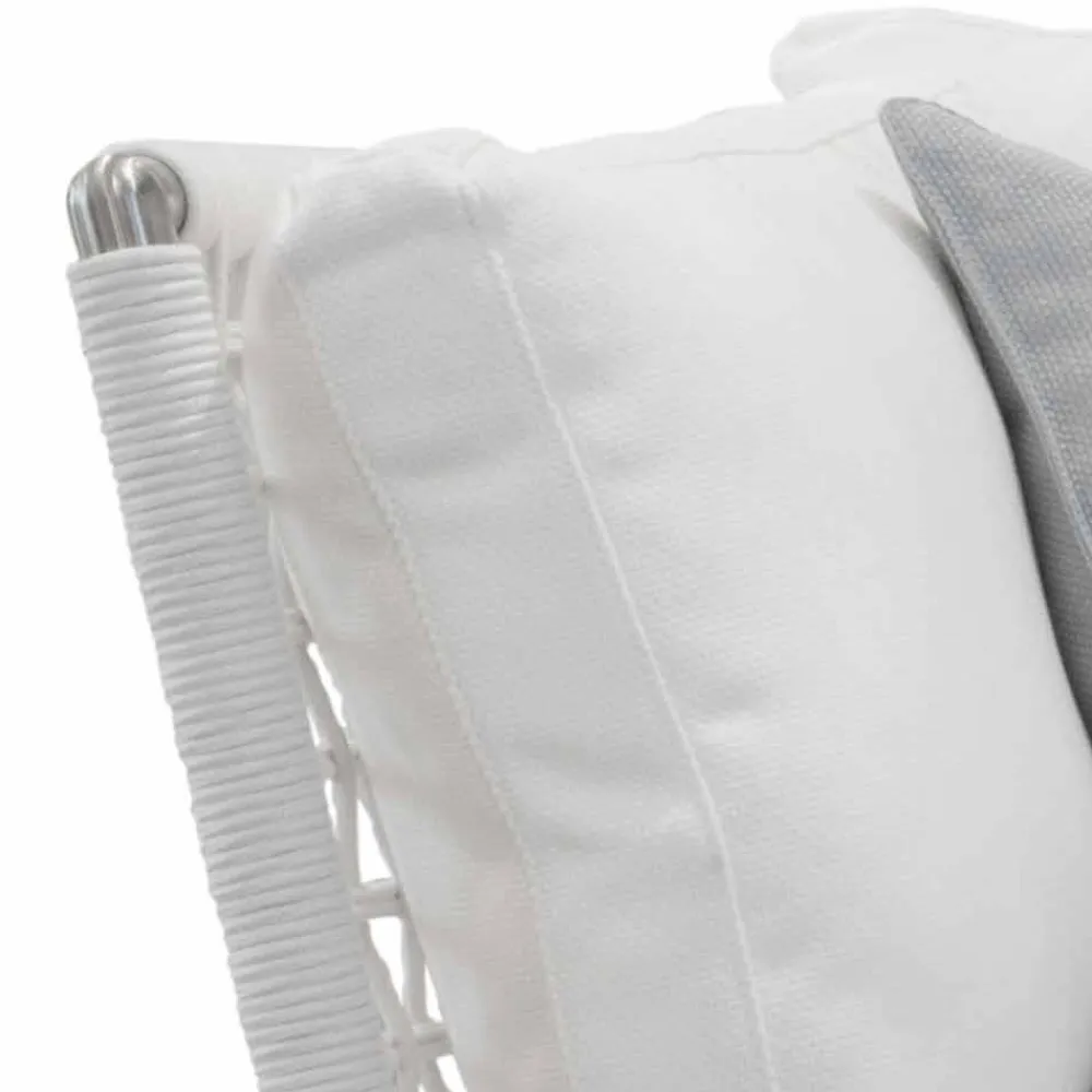 Viadurini in the Garden Gartensofas-Outdoor-Sofa aus Stahl und gewebten PVC-Stoffkissen - Ontario6