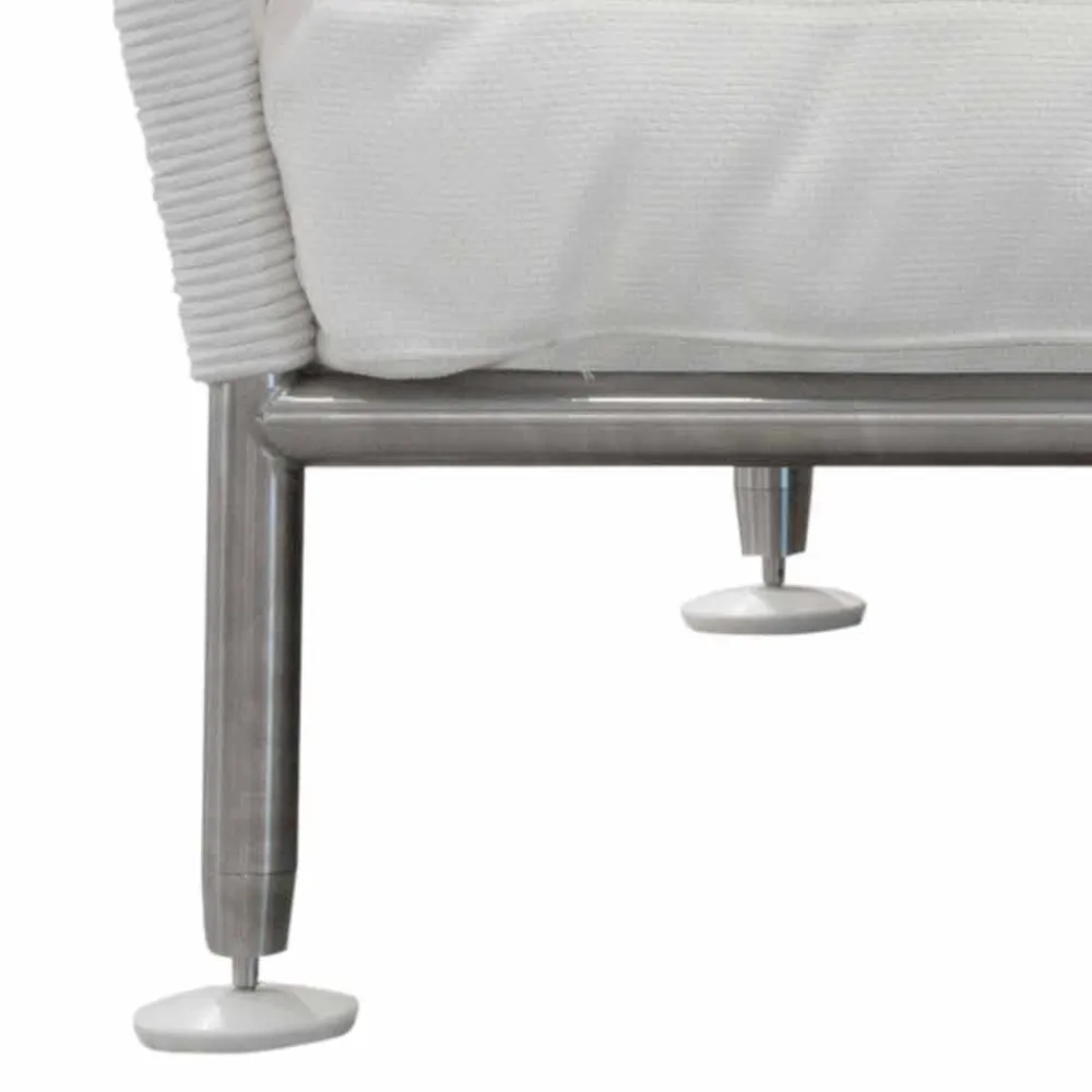 Viadurini in the Garden Gartensofas-Outdoor-Sofa aus Stahl und gewebten PVC-Stoffkissen - Ontario6