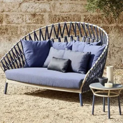 Varaschin Gartensofas-Outdoor-Sofa mit Kissen inklusive Made in Italy - Emmacross von