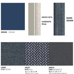 Varaschin Gartensofas-Outdoor-Sofa mit Kissen inklusive Made in Italy - Emmacross von