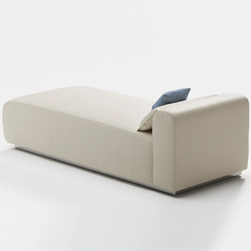 Viadurini in the Garden Gartensofas-Outdoor-Sonnenliege mit Polsterung aus entwässerndem Gummi Made in Italy - Bahias