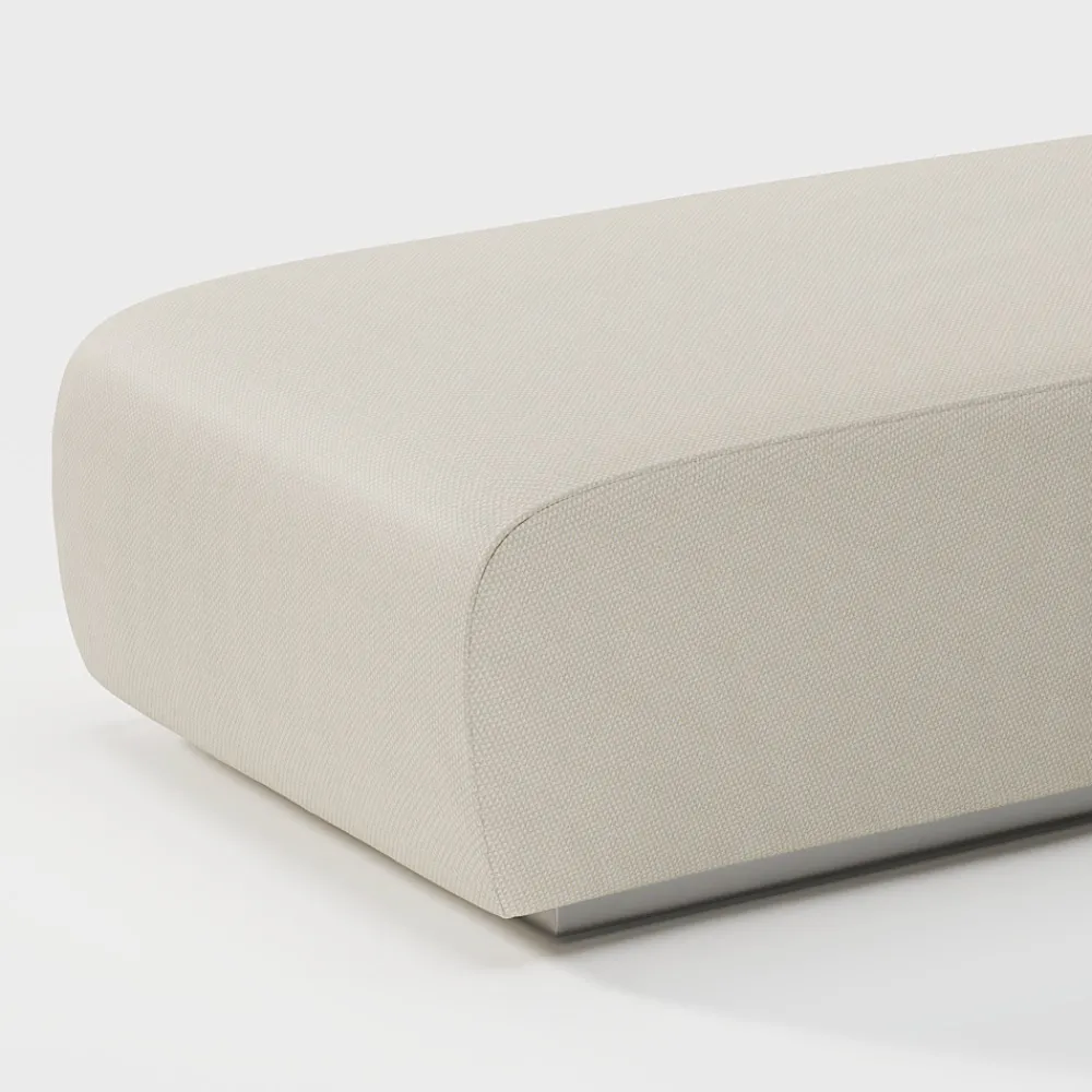 Viadurini in the Garden Gartensofas-Outdoor-Sonnenliege mit Polsterung aus entwässerndem Gummi Made in Italy - Bahias