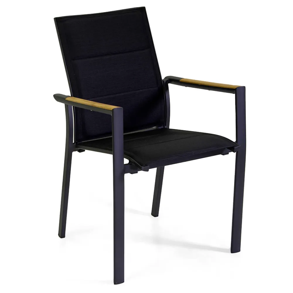 Viadurini in the Garden Gartenstühle Metall-Outdoor-Stuhl aus Aluminium mit doppelschichtigem Textilene - Excursion