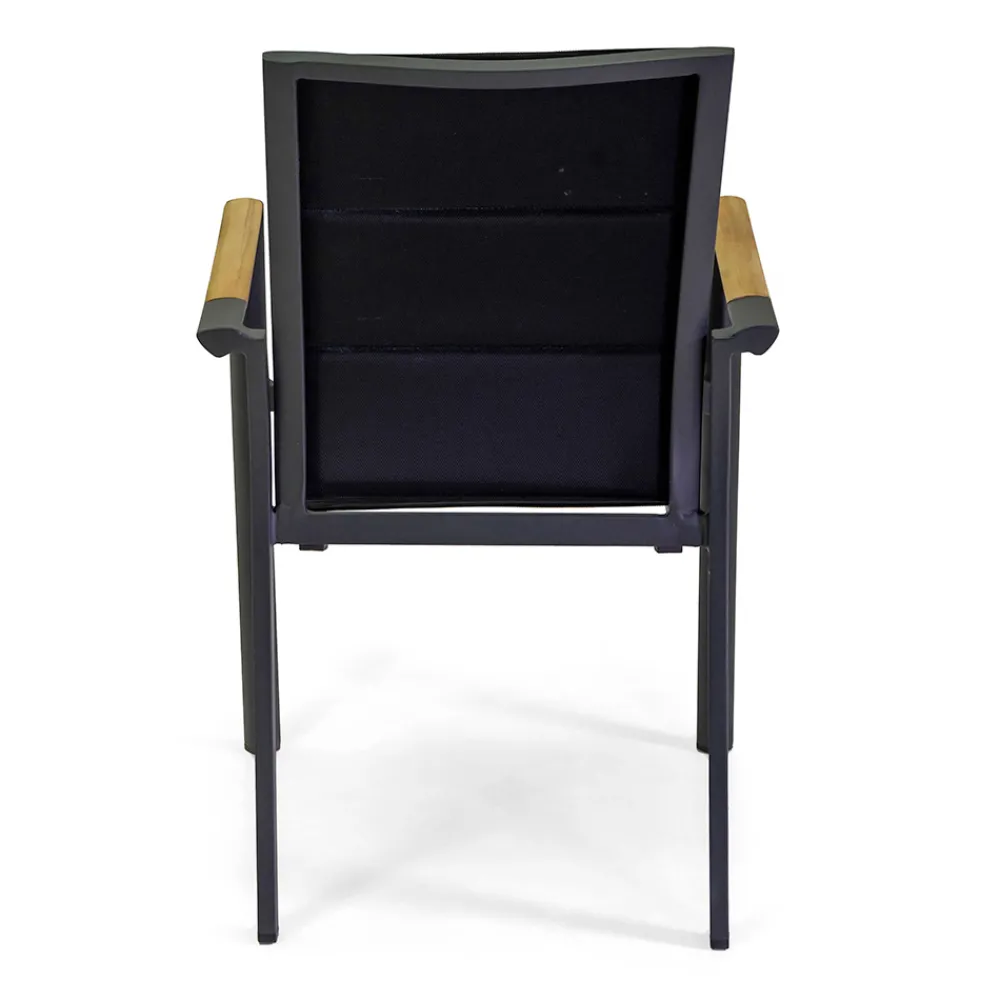 Viadurini in the Garden Gartenstühle Metall-Outdoor-Stuhl aus Aluminium mit doppelschichtigem Textilene - Excursion