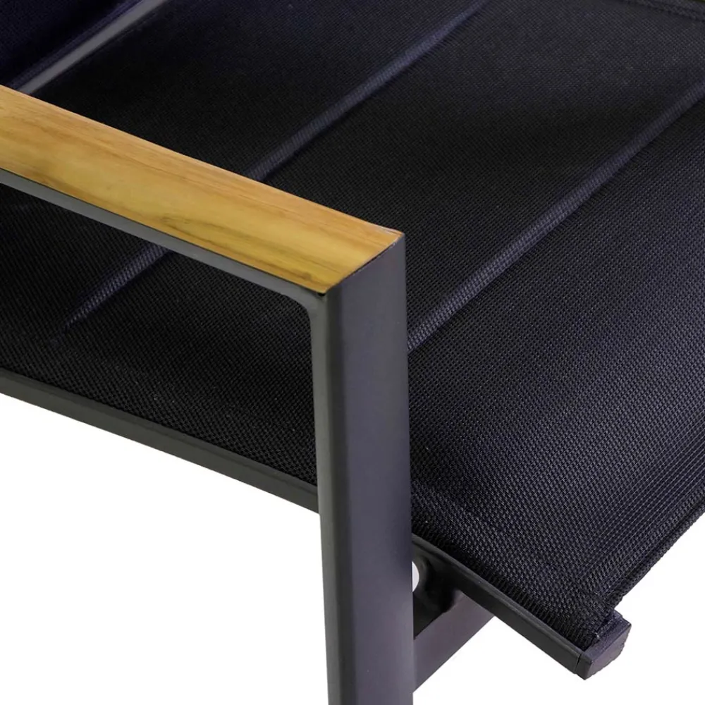 Viadurini in the Garden Gartenstühle Metall-Outdoor-Stuhl aus Aluminium mit doppelschichtigem Textilene - Excursion