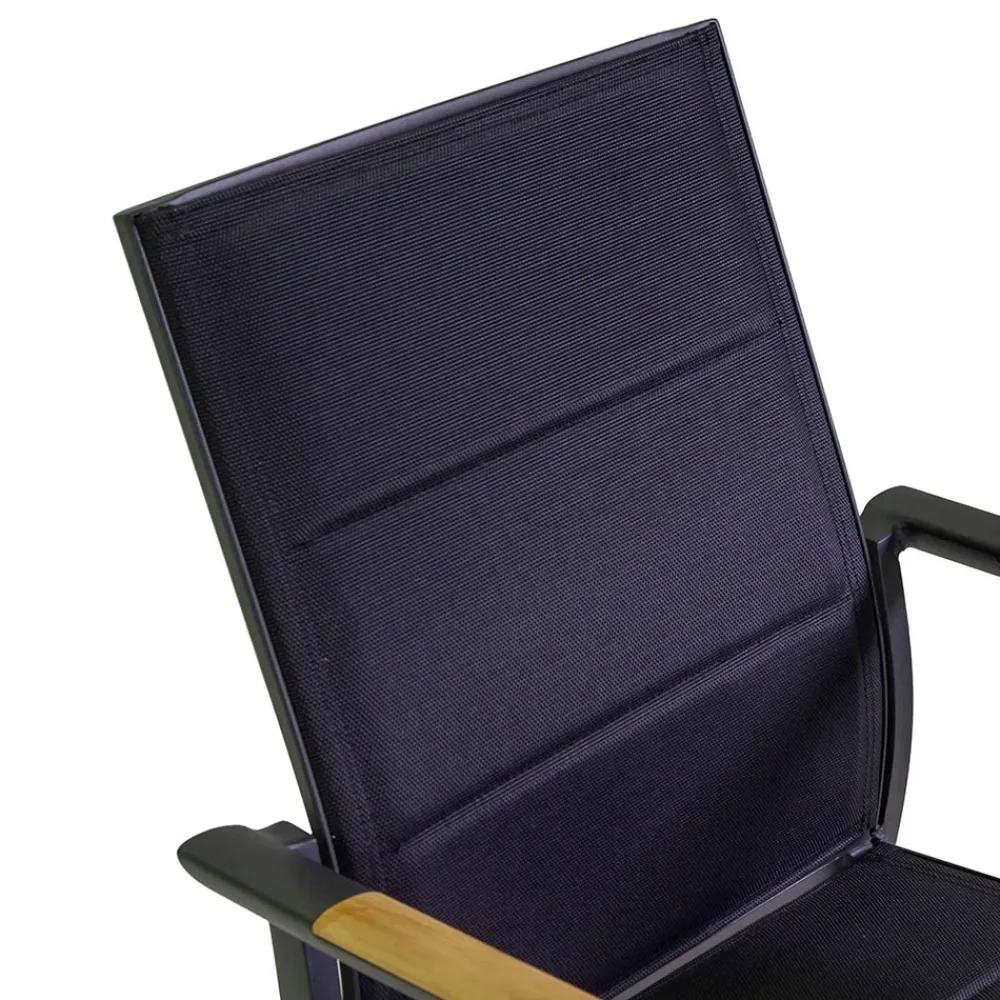 Viadurini in the Garden Gartenstühle Metall-Outdoor-Stuhl aus Aluminium mit doppelschichtigem Textilene - Excursion