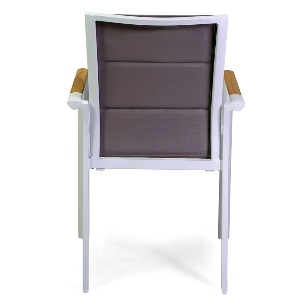 Viadurini in the Garden Gartenstühle Metall-Outdoor-Stuhl aus Aluminium mit doppelschichtigem Textilene - Excursion