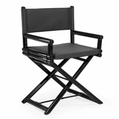 Viadurini in the Garden Gartenstühle Holz-Outdoor-Stuhl aus Naturholz oder schwarzem und wiederverschließbarem Designstoff - Suzana