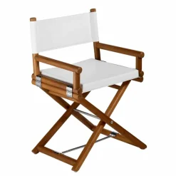 Viadurini in the Garden Gartenstühle Holz-Outdoor-Stuhl aus Naturholz oder schwarzem und wiederverschließbarem Designstoff - Suzana