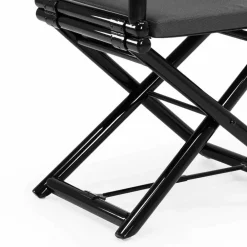 Viadurini in the Garden Gartenstühle Holz-Outdoor-Stuhl aus Naturholz oder schwarzem und wiederverschließbarem Designstoff - Suzana