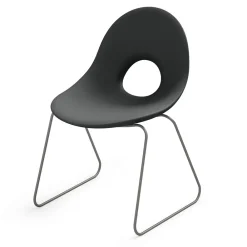 Viadurini in the Garden Gartenstühle Kunststoff-Outdoor-Stuhl aus Polyethylen und Eisenbasis Made in Italy 2 Stück - Ashley