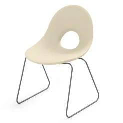 Viadurini in the Garden Gartenstühle Kunststoff-Outdoor-Stuhl aus Polyethylen und Eisenbasis Made in Italy 2 Stück - Ashley