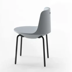 Viadurini in the Garden Gartenstühle Kunststoff-Outdoor-Stuhl aus Polyethylen und Aluminium Made in Italy 2 Stück - Rizia