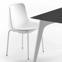 Viadurini in the Garden Gartenstühle Kunststoff-Outdoor-Stuhl aus Polyethylen und Aluminium Made in Italy 2 Stück - Rizia