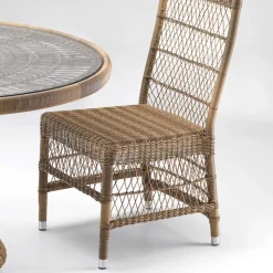 Viadurini in the Garden Gartenstühle Rattan-Outdoor-Stuhl aus Polyrattan mit optionalem Kissen - Gigi