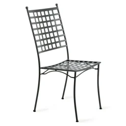 Viadurini in the Garden Gartenstühle Metall-Outdoor-Stuhl aus verzinktem Stahl stapelbar 4 Stück Made in Italy - Sibo